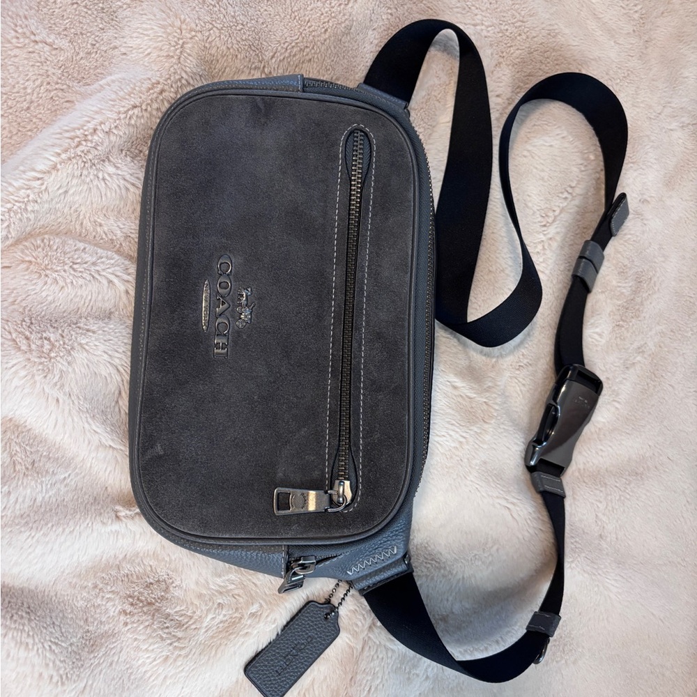 Coach Pebble Leather Belt Bag with Adjustable Strap